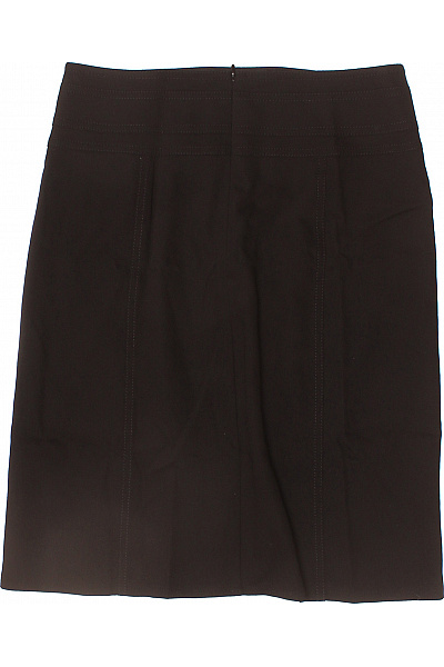 GERRY WEBER Dámská polyesterová viskózová pouzdrová sukně business ke kolenům černá Vel. 36 | GERRY WEBER | obrázek 3