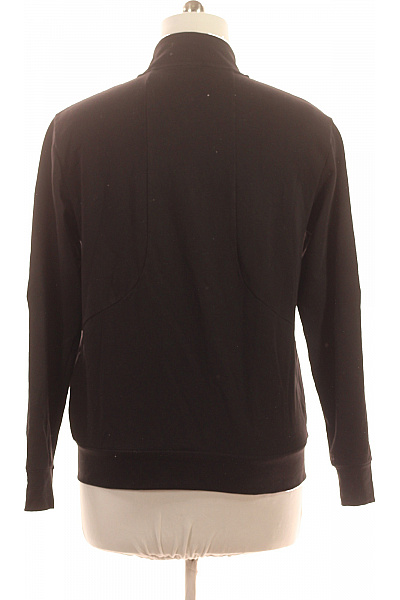 Pánská černá mikina bez kapuce na zip s logem Aston Martin Vel. L | Unimoda | obrázek 2