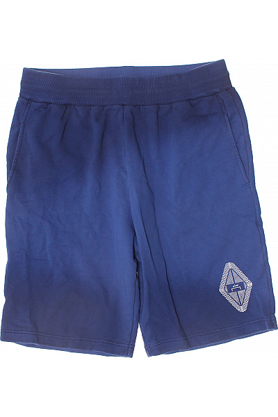 pánské modré teplákové kraťasy s kapsami Vel. M | Unimoda | obrázek 2