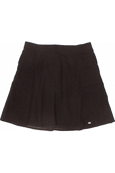 SUPERDRY Dámská bavlněná černá broderie anglaise áčková letní mini sukně Vel. XS | SUPERDRY | obrázek 2