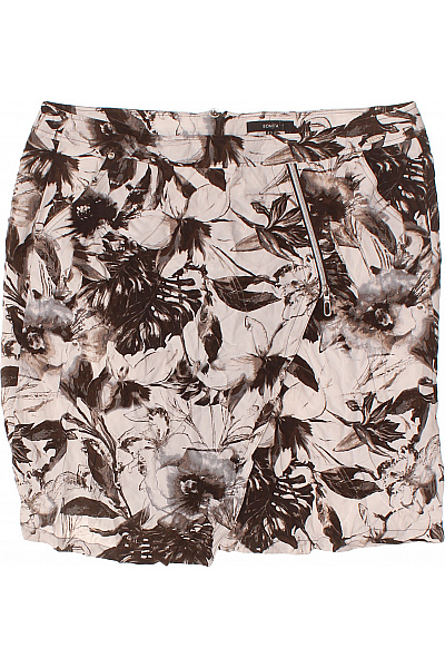 BONITA Dámská viskózová mini sukně zavinovací květinová vzorovaná s potiskem se zipem Vel. 42 | BONITA | obrázek 2