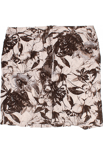 BONITA Dámská viskózová mini sukně zavinovací květinová vzorovaná s potiskem se zipem Vel. 42 | BONITA | obrázek 3