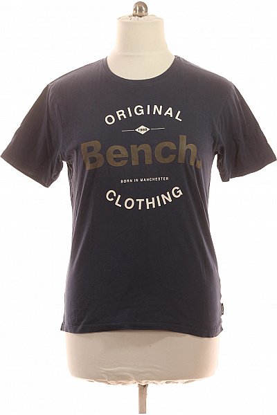 BENCH. Pánské Tričko S Krátkým Rukávem A Potiskem Velikost L