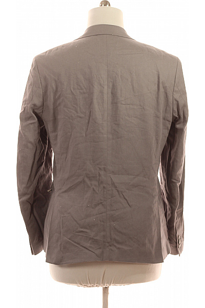 LAWRENCE GREY Pánské sako bavlněné šedé elegantní volnočasové jednořadé Velikost EU 54 | LAWRENCE GREY | obrázek 2