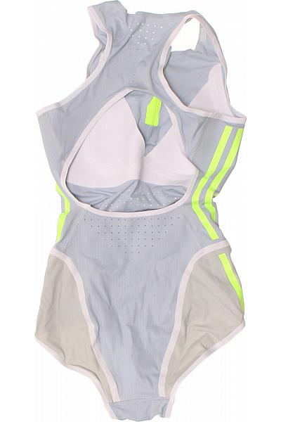 ADIDAS jednodílné sportovní plavky pruhované se zipem rychleschnoucí Vel. UK XS | ADIDAS | obrázek 3