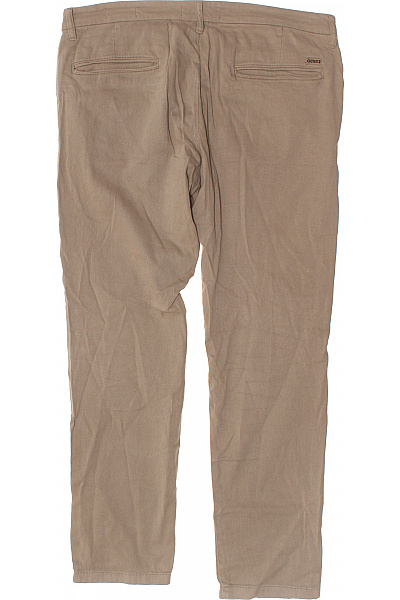 Guess Pánské volnočasové kalhoty béžové plátěné rovné s kapsami Velikost L | Guess | obrázek 2