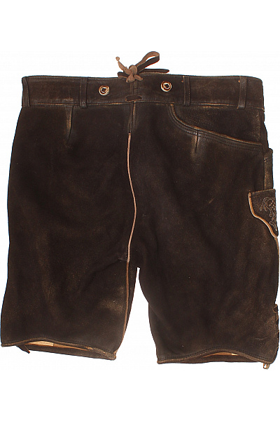 Pánské kožené kraťasy vintage s kapsami Vel. 50 | Unimoda | obrázek 2