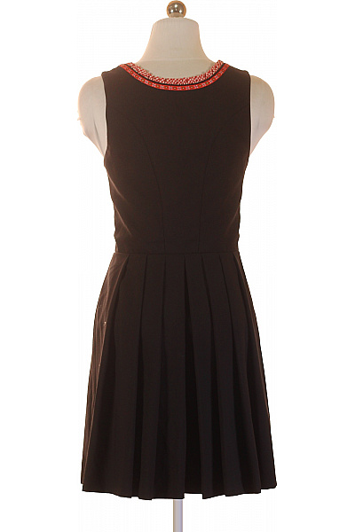 Černé Dirndl šaty bez rukávů krátké Velikost S | Unimoda | obrázek 3