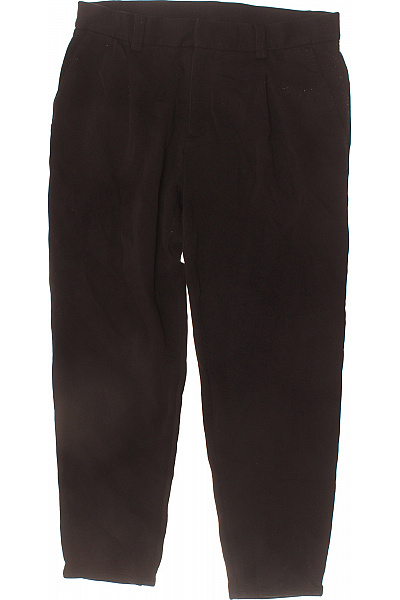 ARMANI Dámské Elegantní černé Kalhoty Volnočasové Rovné Vel. EU L