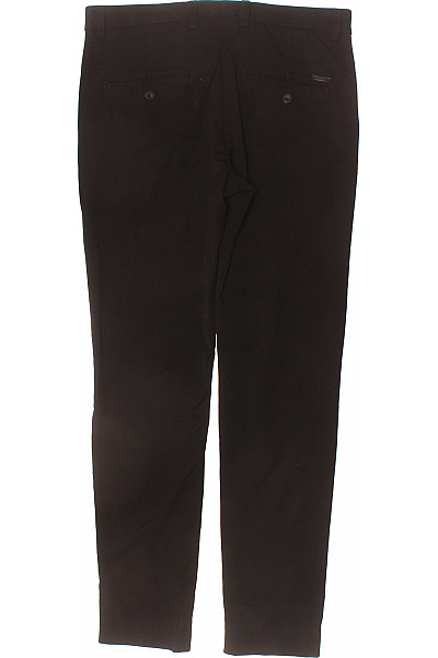 JACK & JONES Pánské polyesterové černé rovné kalhoty ležérní business Vel. 32/32 | JACK & JONES | obrázek 2