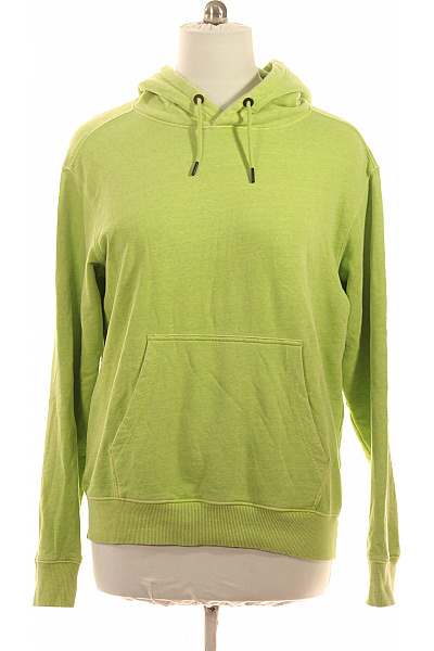 Hugo Boss Pánská bavlněná mikina s kapucí přes hlavu jednobarevná zelená s klokaní kapsou Vel. L | Hugo Boss | obrázek 2