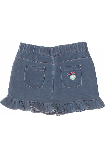 Guess Dívčí bavlněná modrá sukně s volánkem Velikost 6/7 | Guess | obrázek 2