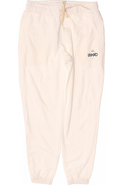 LIU JO Dámské Tepláky Bavlněné Volnočasové Dlouhé S Kapsami Velikost XL