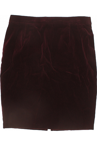 GERRY WEBER Dámská sametová pouzdrová sukně bordó elegantní krátká podzimní Velikost 44 | GERRY WEBER | obrázek 2