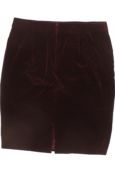 GERRY WEBER Dámská sametová pouzdrová sukně bordó elegantní krátká podzimní Velikost 44 | GERRY WEBER | obrázek 3
