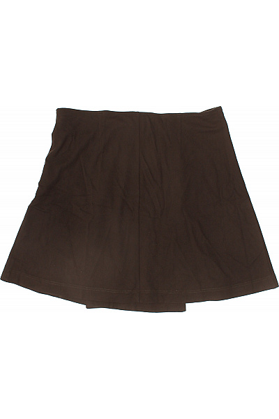 SELECTED Dámská hnědá mini sukně překládaná s knoflíky Velikost l | SELECTED | obrázek 3
