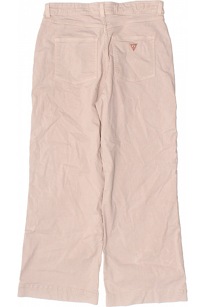 Guess Dámské volné kalhoty béžové s kapsami široké Vel. S | Guess | obrázek 2