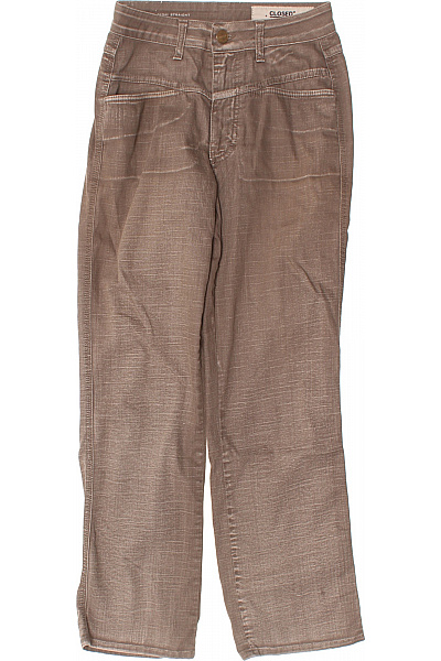CLOSED Dámské Hnědé Džíny Rovné Vintage Seprané S Kapsami Vel. EU 42