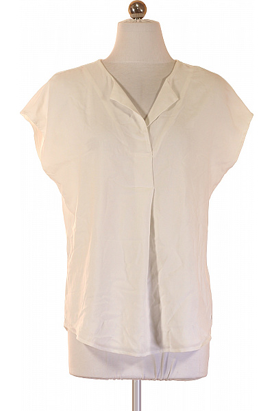 OLSEN Bílá halenka bez rukávů elegantní volná Velikost L | OLSEN | obrázek 2