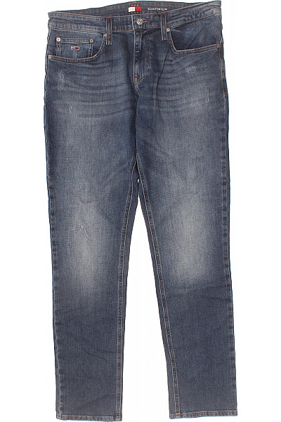 TOMMY HILFIGER Pánské Džíny Modré Slim Fit Vel. 34/34