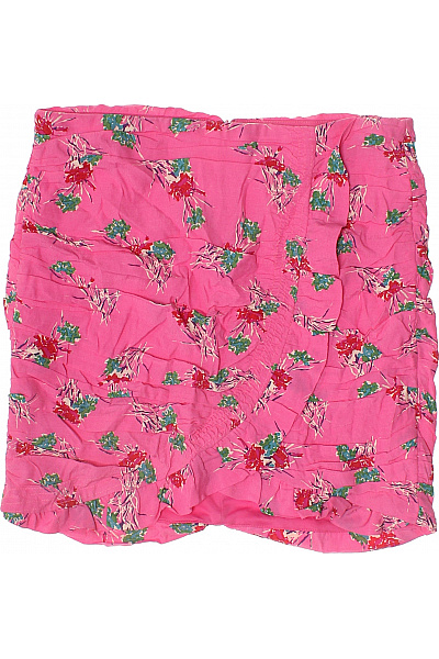 ZARA Dámská růžová letní mini sukně květinová řasená s podšívkou Velikost l | ZARA | obrázek 2