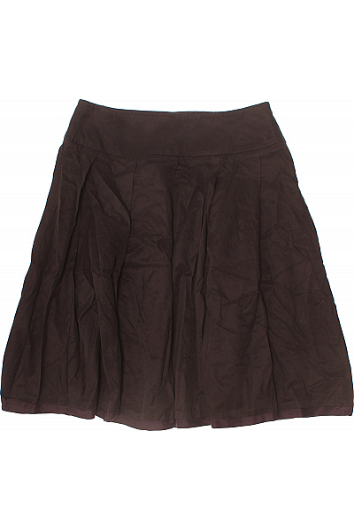 Karen Millen Dámská bavlněná hnědá kolová krátká volná sukně Vel. 38 | Karen Millen | obrázek 2