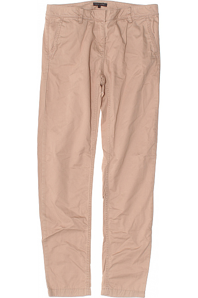 TOMMY HILFIGER dámské bavlněné volnočasové kalhoty béžové rovné s kapsami Vel. 6 | TOMMY HILFIGER | obrázek 2