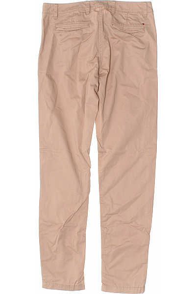 TOMMY HILFIGER dámské bavlněné volnočasové kalhoty béžové rovné s kapsami Vel. 6 | TOMMY HILFIGER | obrázek 3