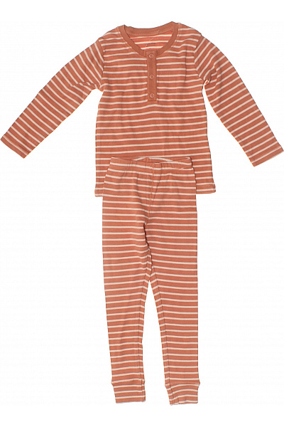 Liewood Dětská Pruhovaná Souprava Oranžová Velikost 92