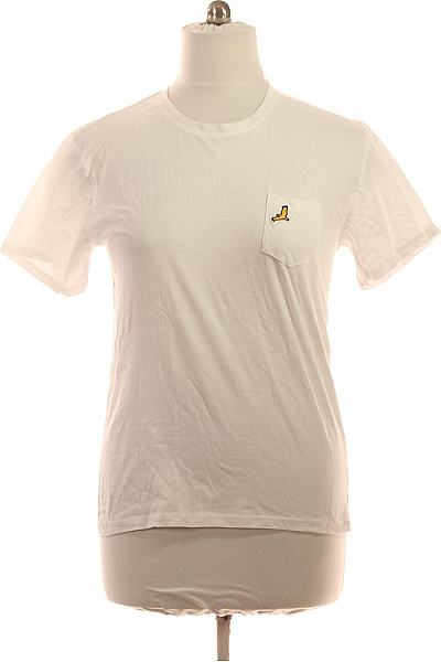 BRAVE SOUL Pánské tričko s krátkým rukávem a výšivkou basic bílé Velikost L | BRAVE SOUL | obrázek 2