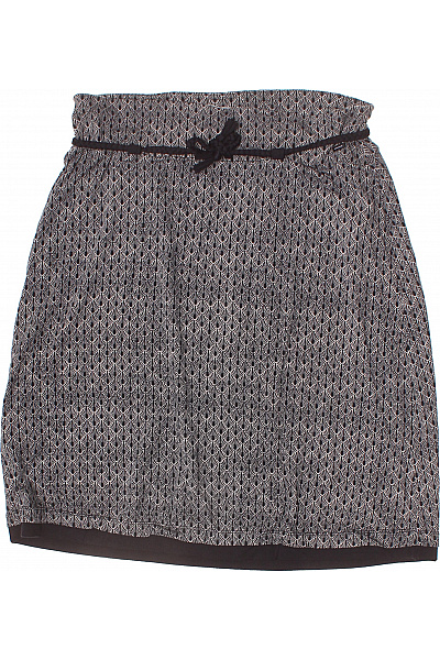 TOM TAILOR Dámská černobílá vzorovaná balónová sukně s páskem a mašlí Vel. L | TOM TAILOR | obrázek 2