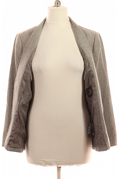 Bruuns Bazaar Vlněné pánské sako šedé elegantní jednořadé business Vel. 52 | Bruuns Bazaar | obrázek 4