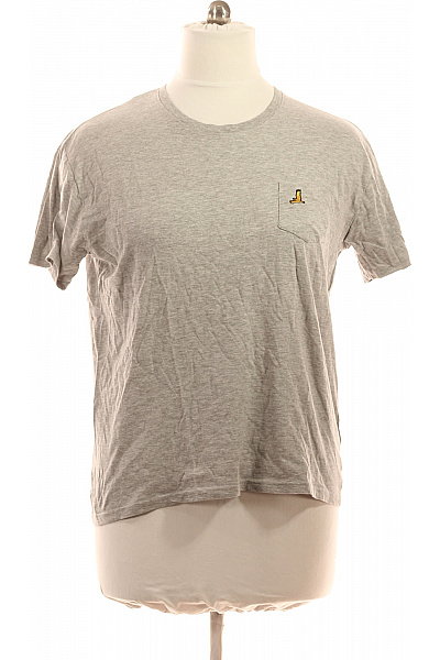 BRAVE SOUL Pánské tričko s krátkým rukávem a kapsou basic šedé bavlněné Vel. L | BRAVE SOUL | obrázek 2