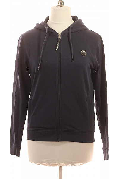 PLEIN SPORT pánská bavlněná mikina s kapucí na zip modrá Velikost EU XL | PLEIN SPORT | obrázek 2