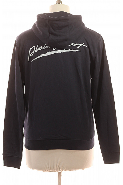 PLEIN SPORT pánská bavlněná mikina s kapucí na zip modrá Velikost EU XL | PLEIN SPORT | obrázek 3