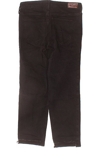 Hollister Dámské černé džíny slim fit zkrácené se zipy Vel. 29/26 | Hollister | obrázek 2