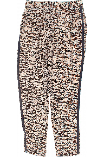 Essentiel Dámské volné kalhoty zvířecí potisk s lampasem ležérní Vel. 38 | Essentiel | obrázek 2