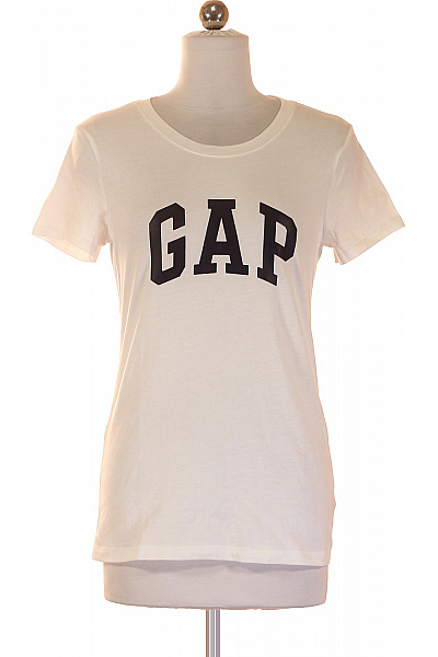 Gap Dámské tričko s krátkým rukávem a nápisem basic bílé Vel. S | Gap | obrázek 2
