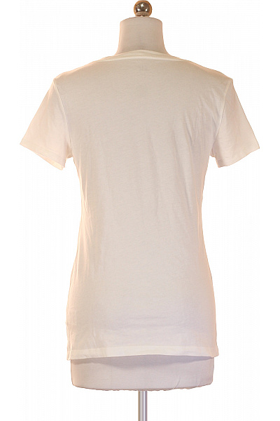 Gap Dámské tričko s krátkým rukávem a nápisem basic bílé Vel. S | Gap | obrázek 3