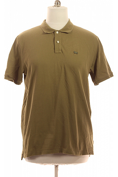 Woolrich Pánské tričko s krátkým rukávem a límečkem khaki Vel. EU XL | Woolrich | obrázek 2