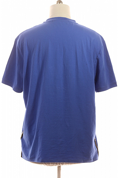 Karl Lagerfeld Pánské tričko s krátkým rukávem modré bavlněné s potiskem basic Vel. 3XL | Karl Lagerfeld | obrázek 2