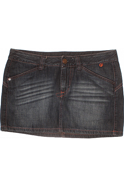 Freesoul Dámská džínová mini sukně s kapsami modrá Velikost l | Freesoul | obrázek 2