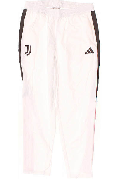 ADIDAS Dámské Sportovní Kalhoty Bílé S Bočním Pruhem Velikost L