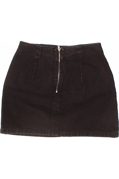 Topshop Dámská černá džínová mini sukně s kapsami rovná Velikost 32 | Topshop | obrázek 3