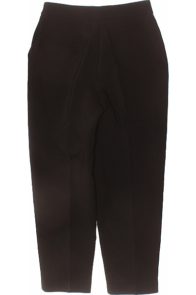 Essentiel Dámské černé elegantní oblekové rovné kalhoty s puky Vel. 38 | Essentiel | obrázek 3