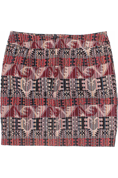 s.OLIVER krátká vzorovaná sukně s kapsami a zipem Vel. UK 10 | s.OLIVER | obrázek 3