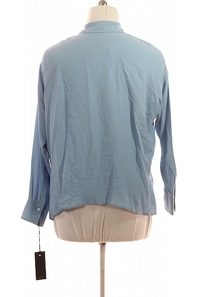 DRYKORN Dámská košile s dlouhým rukávem modrá elegantní volná acetátová Vel. IT 46 | DRYKORN | obrázek 2