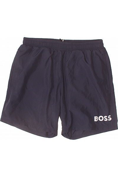 Hugo Boss pánské modré sportovní kraťasy s potiskem Velikost EU S | Hugo Boss | obrázek 2