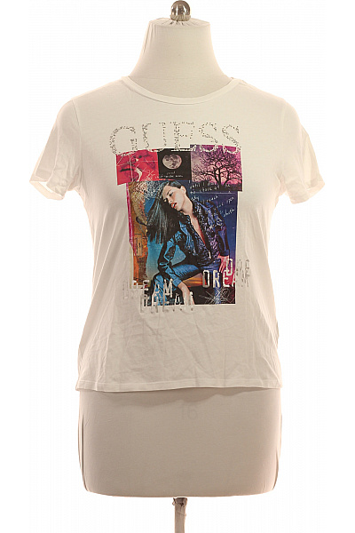 Guess Dámské tričko s krátkým rukávem a potiskem Velikost L | Guess | obrázek 2