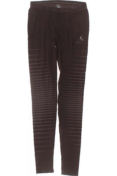 ODLO Dámské funkční legíny tmavé pruhované sportovní bezešvé Vel. EU L | ODLO | obrázek 2